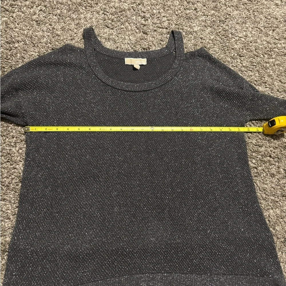Michael Kors Off-the-Shoulder Black Sweater